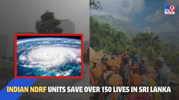 Pregnant woman among 150 rescued by Indian NDRF in Sri Lanka.