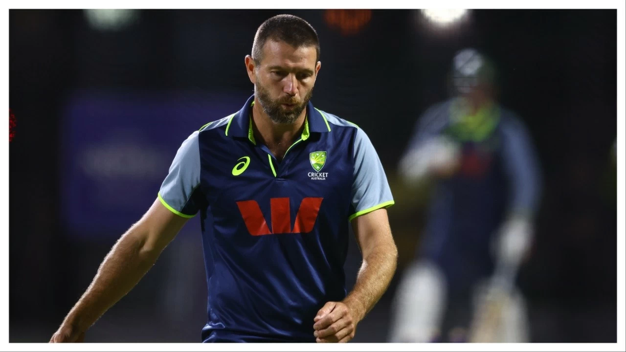 
Michael Neser during an Australia nets session at The Gabba on December 02, 2025 in Brisbane.