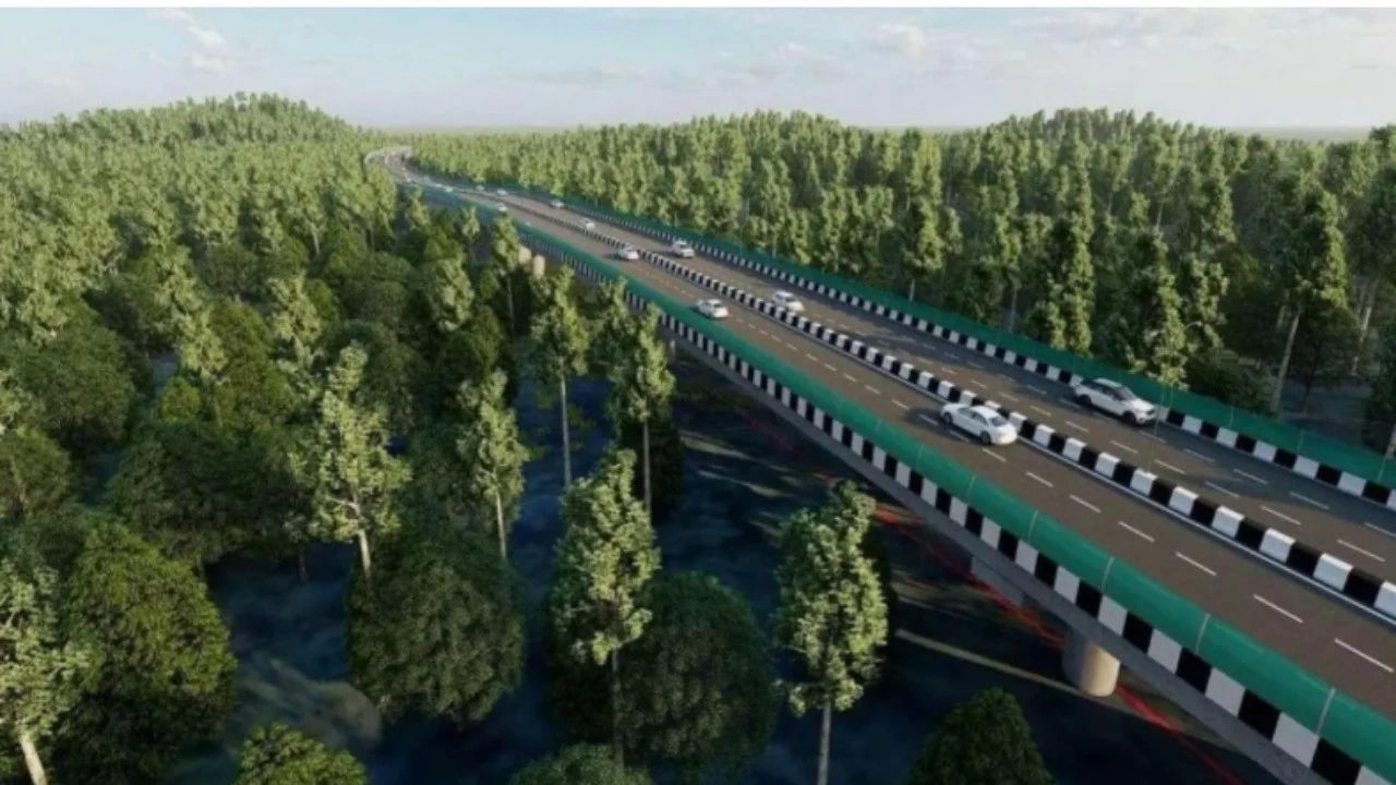 Officials from the National Highways Authority of India (NHAI) say safety work is progressing rapidly and the elevated road is expected to open before the New Year