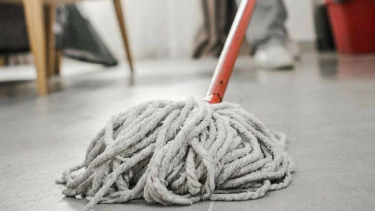 house mopping with salt water
