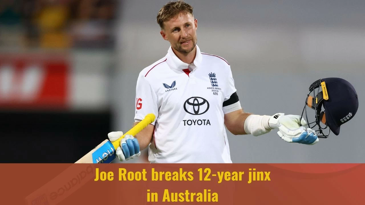 Joe Root broke the jinx Down Under with his 40th Test ton.