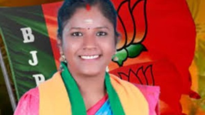 BJP candidate named Sonia Gandhi campaigns in Munnar for the LSG polls 