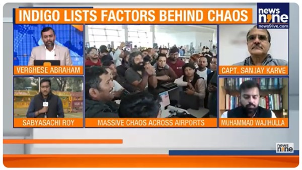 IndiGo Faces Nationwide Airport Chaos Amid Extensive Flight Cancellations and Delays