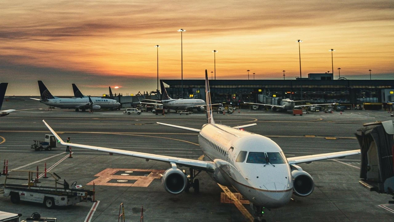 Cancelled flights led to overcrowding at security checks and airline offices, putting additional strain on airport staff