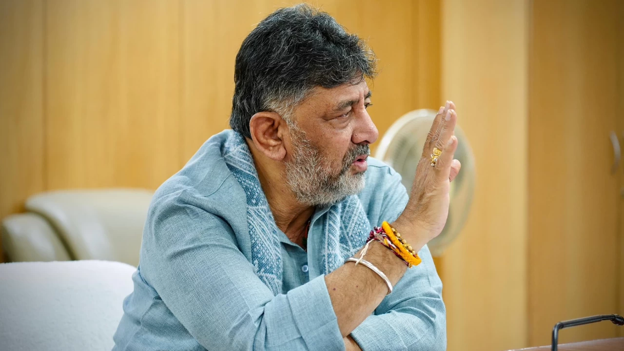 Karnataka Deputy Chief Minister D.K. Shivakumar, (Photo credit: X)