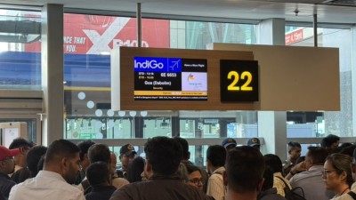 The delays and cancellations left many passengers stranded at airports for up to 12 hours