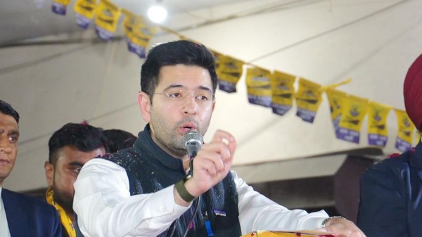 Raghav Chadha spoke on the rising trend of quick delivery services. (Photo credit: X)