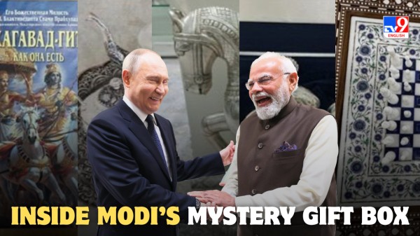 Modi highlights India’s craftsmanship and cultural legacy through a curated set of gifts for President Putin.