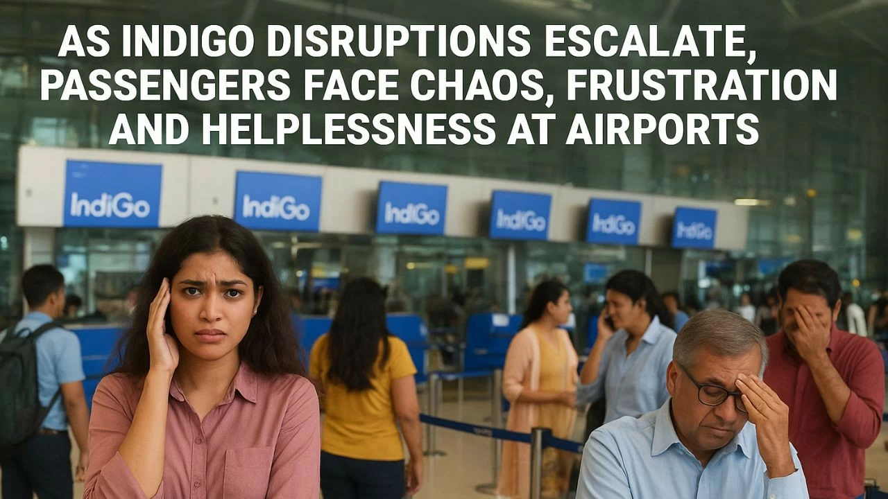 Passengers are loosing their cool amid continuous cancellations