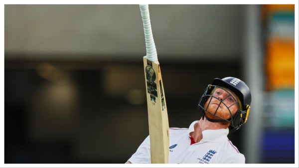 England's captain Ben Stokes throws bat after loosing his wicket during the second Ashes Test on Dec. 7.