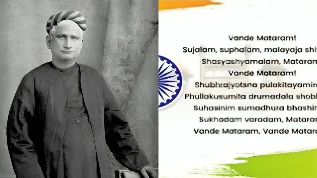 In 1875, Bankim Chandra Chatterjee wrote the song Vande Mataram. It has now triggered a political row. (Photo Credits: Wikipedia/PIB)