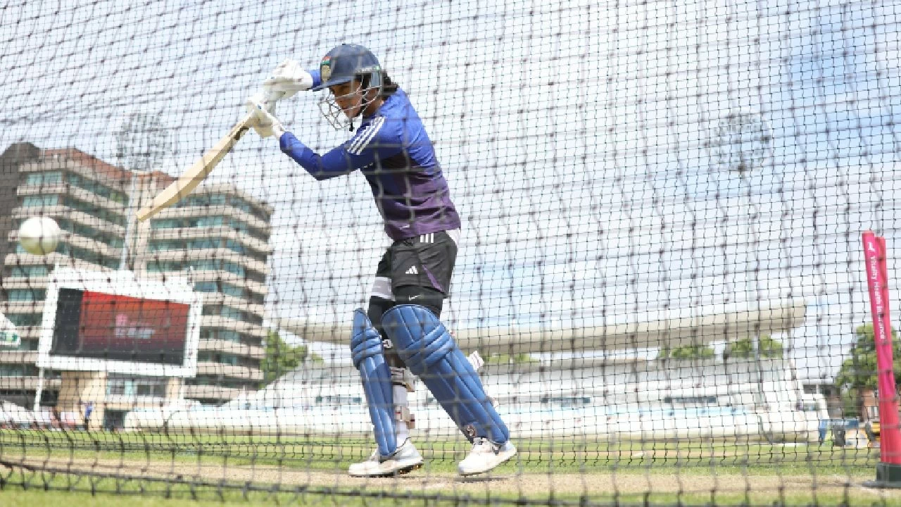 Smriti Mandhana is back on the training ground after confirming the wedding cancellation