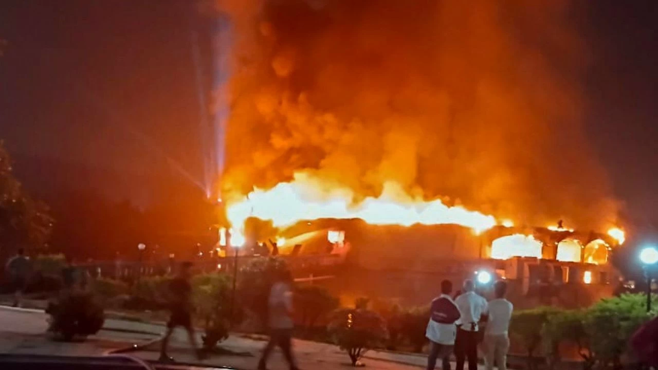 The nightclub in North Goa caught fire on late Saturday night 