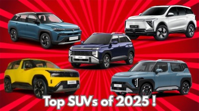 New SUVs launched at the end of 2025, including updated models from Hyundai, Kia, Tata, Maruti Suzuki and Mahindra.