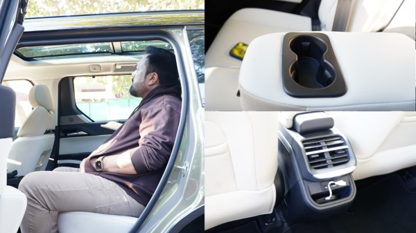 Tata Sierra rear seats have a premium feeling