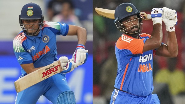 Shubman Gill has pipped Sanju Samson for the opener's slot in T20Is. 