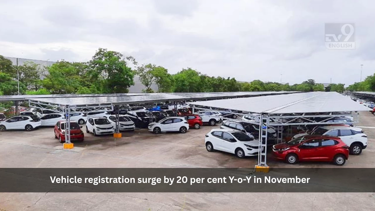 Vehicle registration surge by 20 per cent Y-o-Y in November