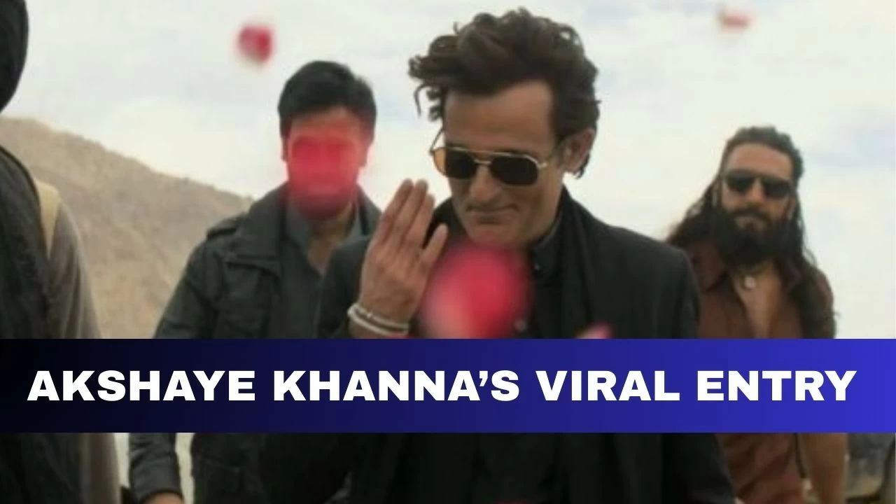 Akshaye Khanna's entry scene in Dhurandhar