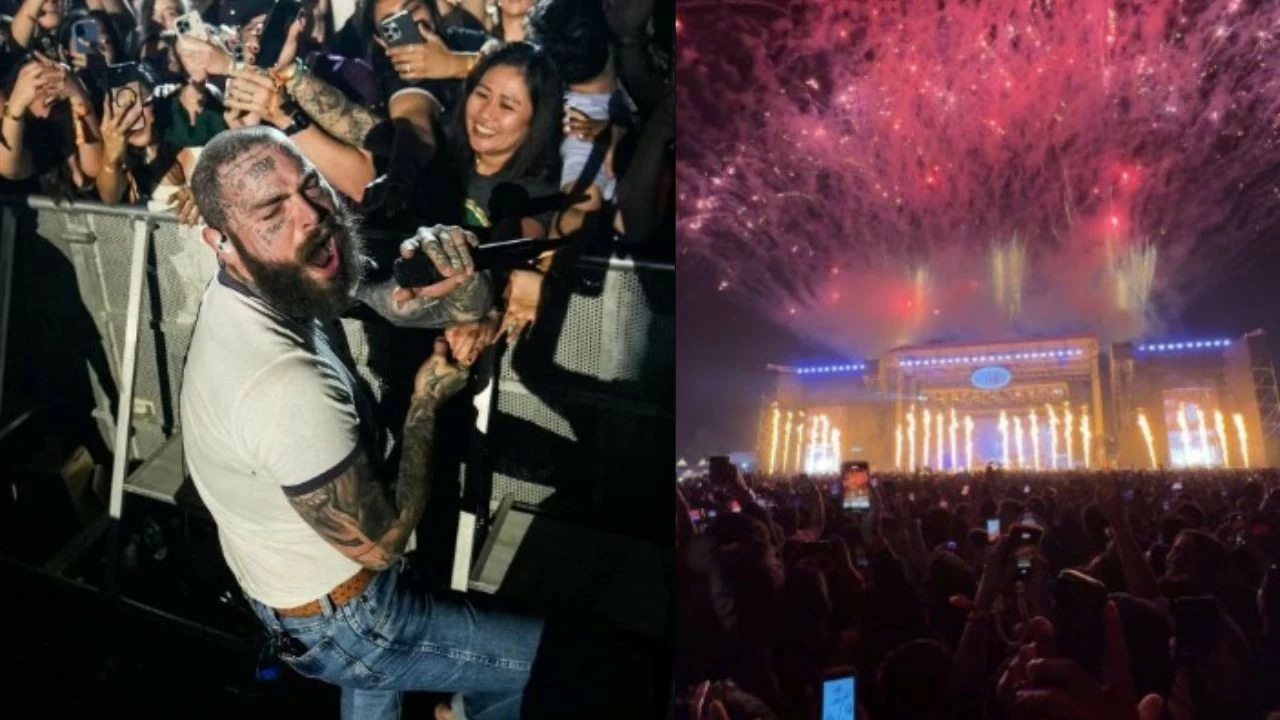 Post Malone sets Guwahati ablaze with his first solo concert in India.