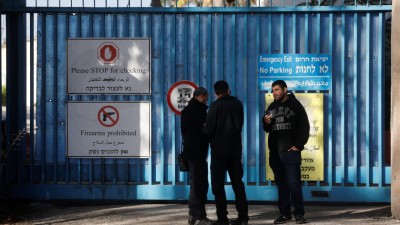 Israeli forces raid the United Nations Relief and Works Agency for Palestine Refugees (UNRWA) headquarters. (Photo credit: Reuters) 