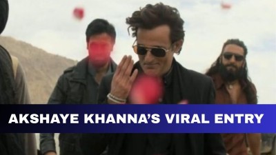 Akshaye Khanna&#039;s entry scene in Dhurandhar