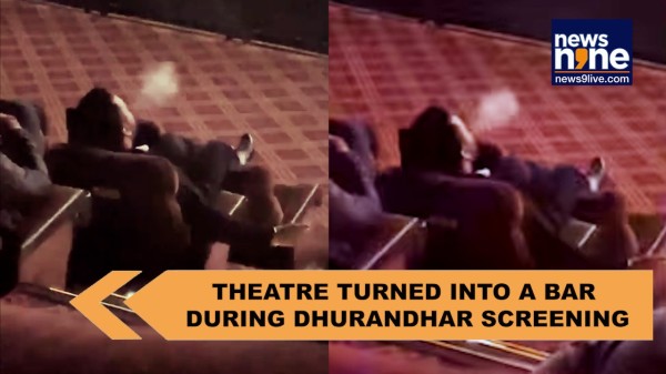 Theatre turned into a bar: Gurugram man smokes, drinks liquor during Dhurandhar screening