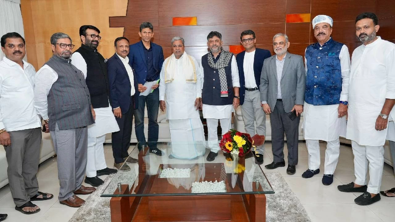 Prasad met DyCM DK Shivakumar on Wednesday.