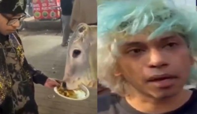 The accused claimed that he was brainwashed and was asked by many social media users to feed chicken momos to the co