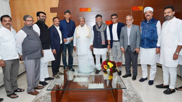 Prasad met DyCM DK Shivakumar on Wednesday.