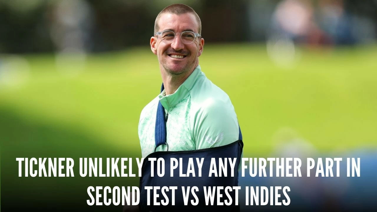 New Zealand fast bowler Blair Tickner set to miss rest of second Test against West Indies.