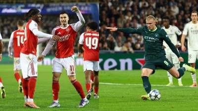 Arsenal and Manchester City emerged victorious against Club Brugge and Real Madrid, respectively.