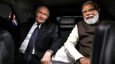 Recently, Putin was in India for a two-day visit, and the selfie was taken then. (Photo credit: Reuters)