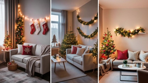 Christmas wall décor ideas that turn plain corners into festive moments