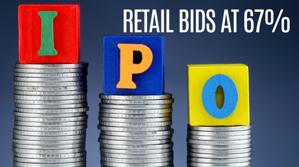 Retail investors have shown more enthusiasm that QIB investors and NII category of investors on the frist day of bidding.