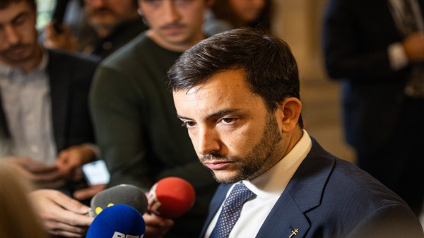 Jean-Philippe Tanguy, a member of Le Pen’s National Rally, has chalked out a draft of the bill. (Telmo Pinto/NurPhoto via Getty Images)