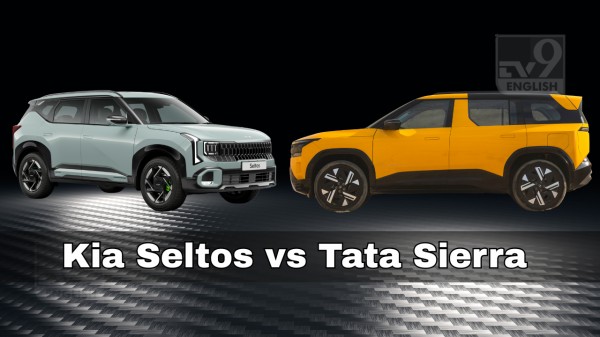 Kia Seltos 2026 vs Tata Sierra full spec comparison with engine, dimension and space details