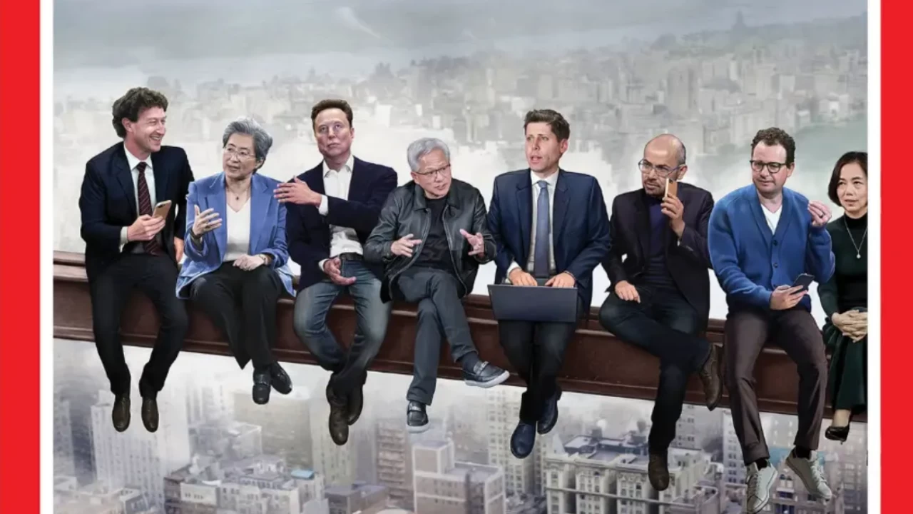 The title reflects AI’s rapid integration into daily life and the growing impact of the companies driving its development.