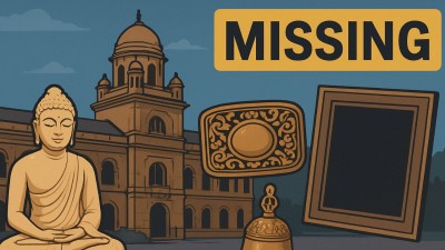 Among the most valuable pieces are an ivory Buddha and a waist-belt buckle believed to have belonged to an East India Company officer