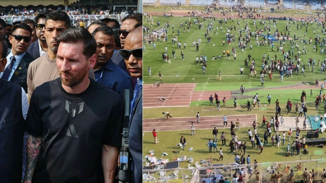 Lionel Messi&#039;s Kolkata Tour turned chaotic.