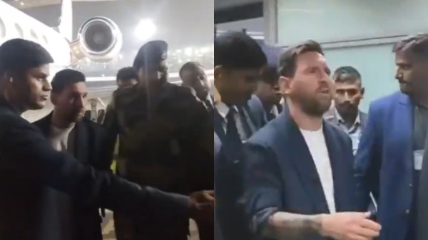 Lionel Messi lands in Kolkata as GOAT India tour begins.