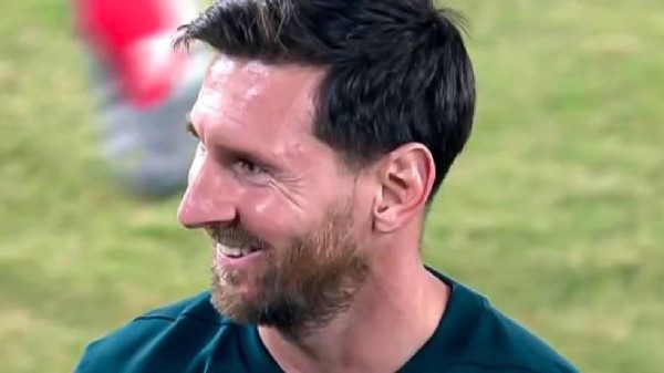 Lionel Messi ended Day 1 of India tour in Hyderabad.