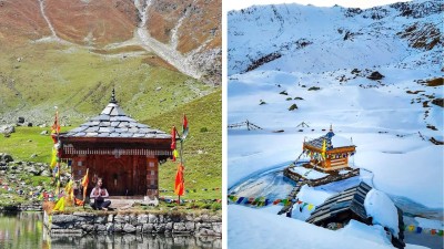Why Himachal’s Yulla Kanda Krishna temple looks magical in winter but remains inaccessible                                                                            (Picture credit: Instagram)