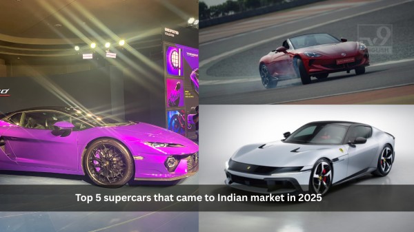 Top 5 supercars that came to Indian market in 2025