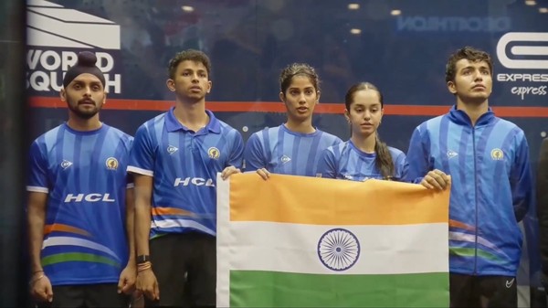 India won their maiden squash World Cup on Sunday.