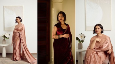Radhika Apte reflects confidence in Manish Malhotra sarees during Saali Mohabbat promotion (Picture credit: Instagram)