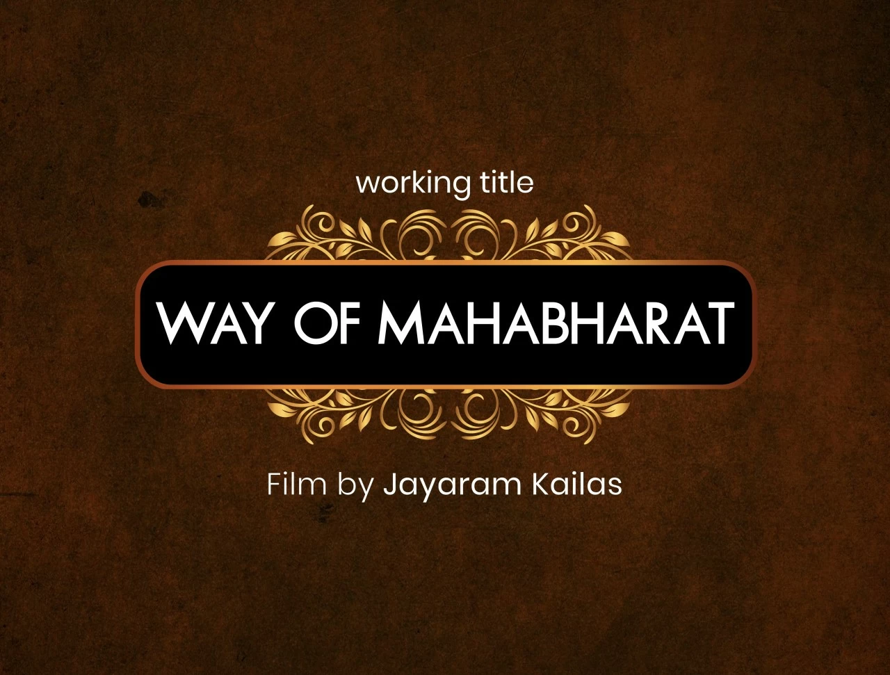 Malayalam movie directed by Jayaram Kailas explores epic Mahabharata in the modern context