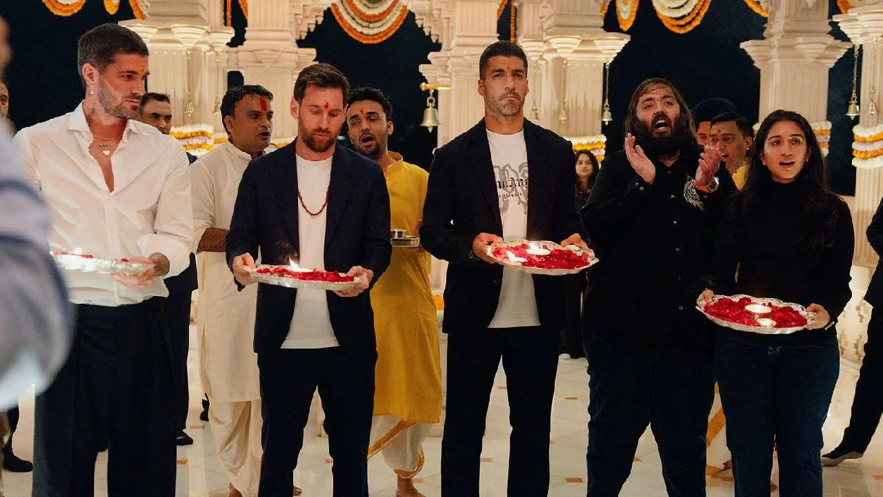 Lionel Messi visited Vantara in Jamnagar.