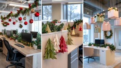 Best Christmas decoration ideas for office to enliven up your workplace (Picture credit: Pinterest)