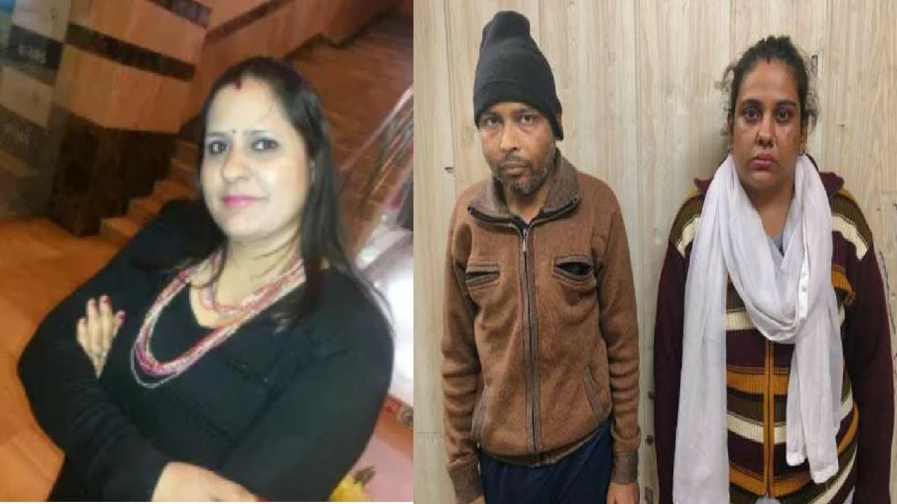 The landlady went to the couple's flat to collect rent on Wednesday