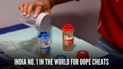 India on top of WADA doping testing figures for third straight year.